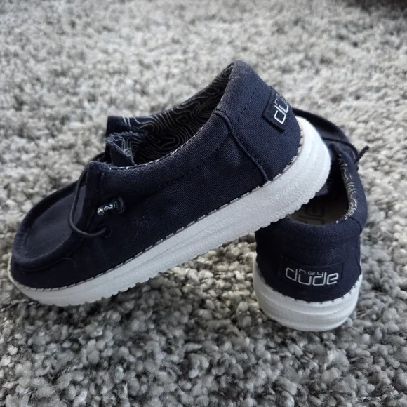 Hey Dude Navy Blue Casual Shoes - Picture 2 of 7
